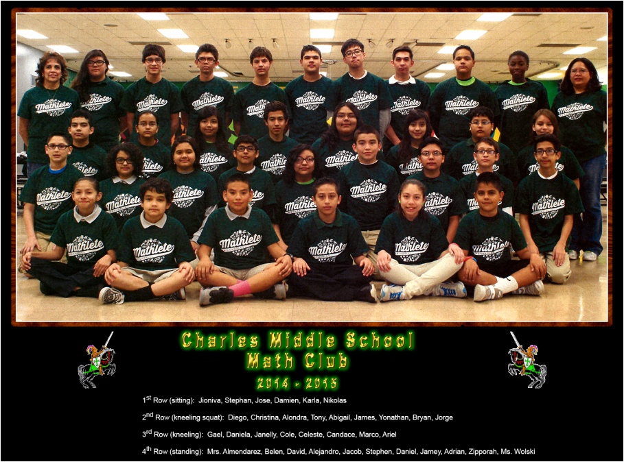 Charles MS Math Club 2014-2015